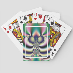 Rainbow Butterfly Playing Cards