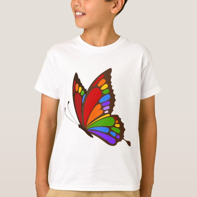 Rainbow Butterfly T-Shirt (Front)