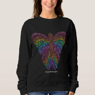 Rainbow Butterfly (vivid) - Women's Sweatshirt