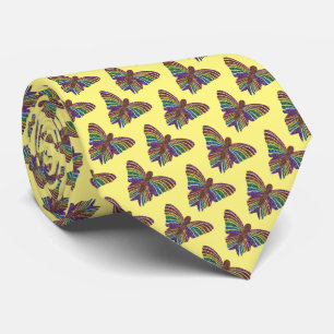 Rainbow Butterfly (yellow) - Tie