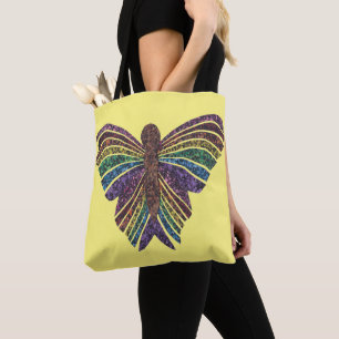 Rainbow Butterfly (yellow) - Tote Bag