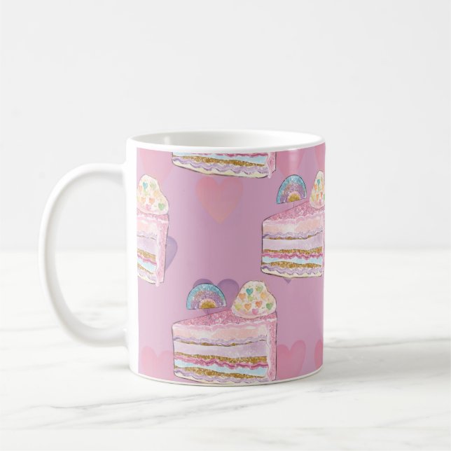 Rainbow Cakes Coffee Mug (Left)