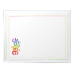 RAINBOW CANDY 11x8.5 Notepad