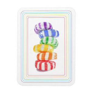 RAINBOW CANDY 3x4 Flexible Magnet