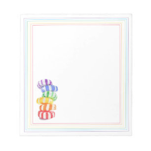 RAINBOW CANDY 5.5x6 Notepad