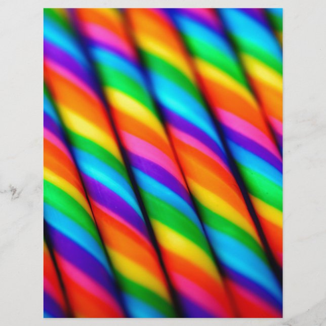 Rainbow Candy Cane (Front)