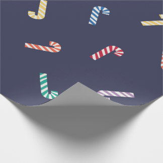 Rainbow Candy Canes by Primary.com Wrapping Paper
