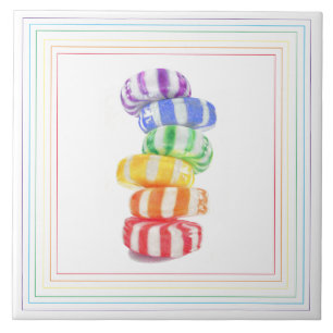 RAINBOW CANDY Ceramic Tile