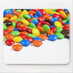 Rainbow candy mouse pad