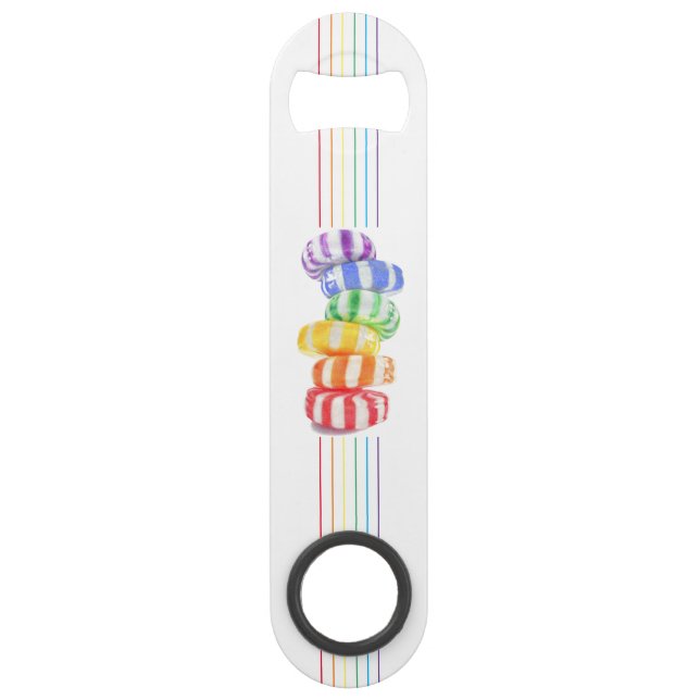 RAINBOW CANDY Speed Bottle Opener (Front)