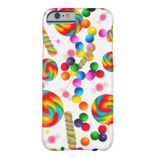 Rainbow Candy Sweet Custom Candyland Lollipops Barely There iPhone 6 Case