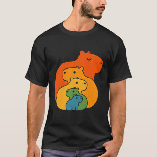 Rainbow capybaras T-Shirt