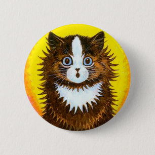 Rainbow Cat 6 Cm Round Badge