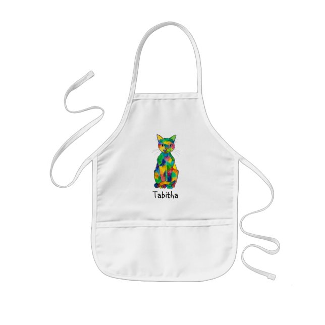 Rainbow Cat Apron (Child) (Front)