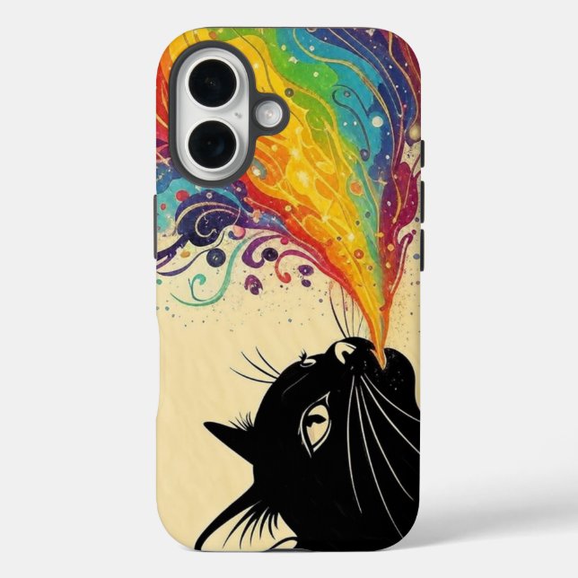 Rainbow cat Case-Mate iPhone case (Back)