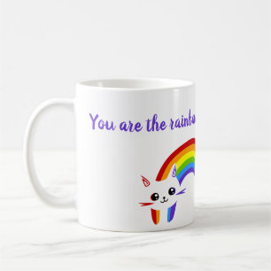 Rainbow cat coffee mug