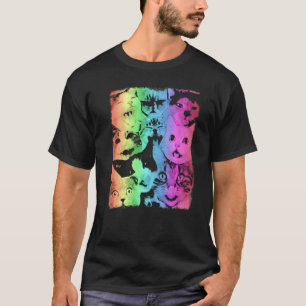 Rainbow Cat Family T-Shirt