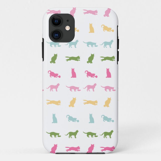 Rainbow Cat Pattern Case-Mate iPhone Case (Back)
