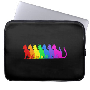 Rainbow cats Copy Laptop Sleeve