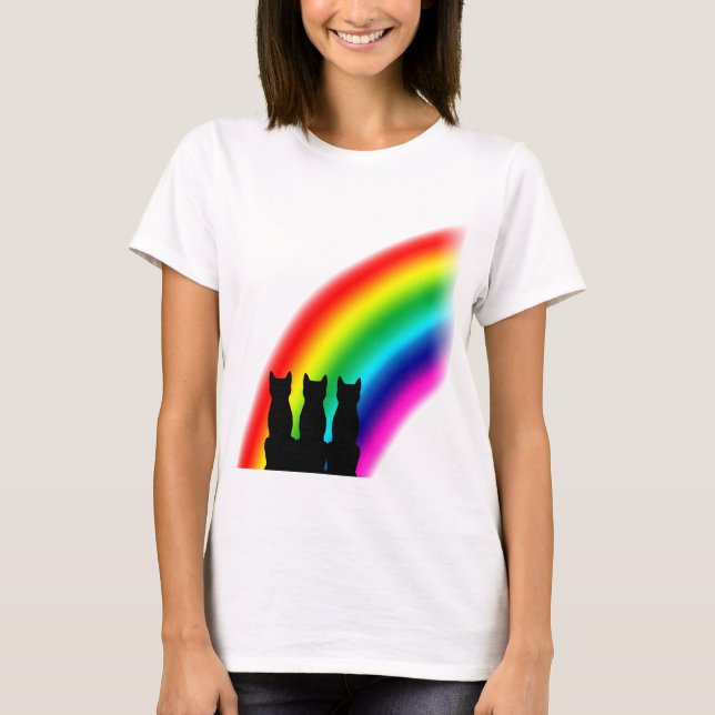 Rainbow cats T-Shirt (Front)