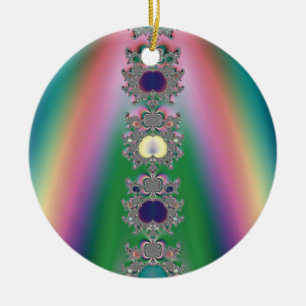 Rainbow Ceramic Ornament