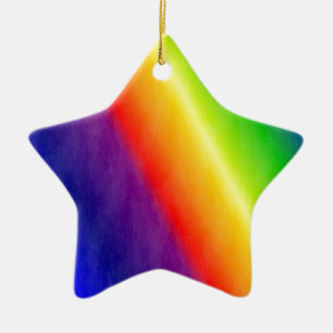 Rainbow Ceramic Ornament