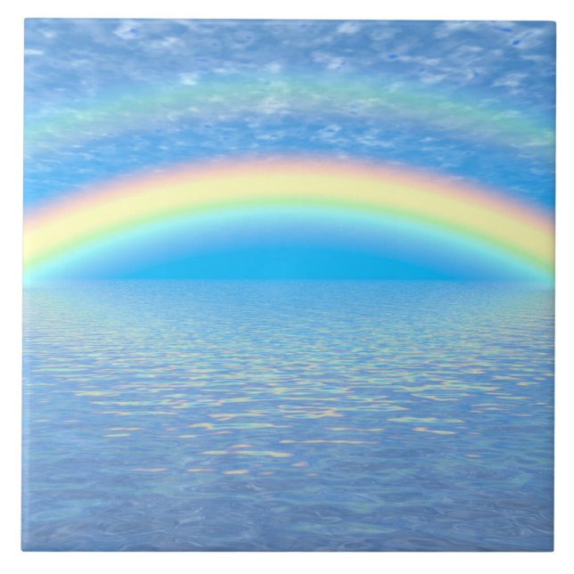 Rainbow Ceramic Tile (Front)