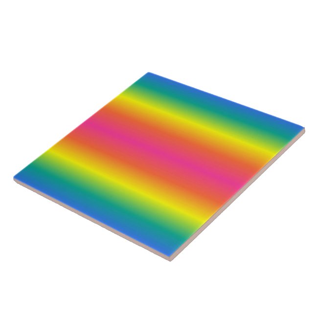 Rainbow Ceramic Tile (Side)
