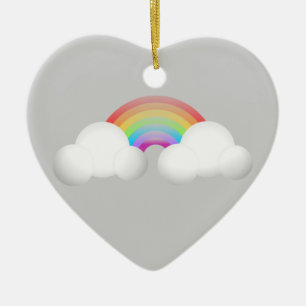 Rainbow Ceramic Tree Decoration