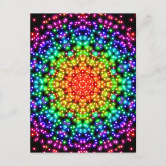 Rainbow Chakra Universe Postcard