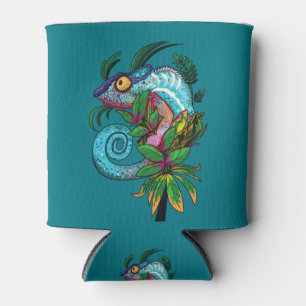 Rainbow Chameleon Can Cooler