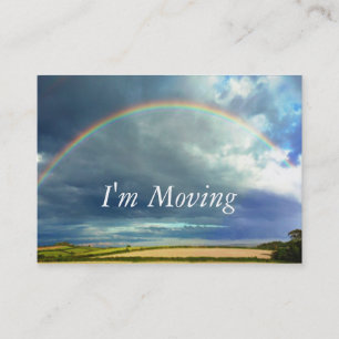 Rainbow Change of Address Card