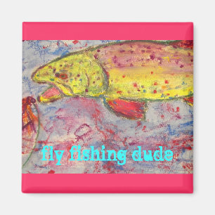 rainbow chasing fly magnet