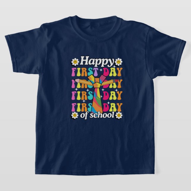 Rainbow Cheers for the First Day! T-Shirt (Laydown)