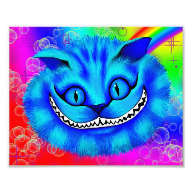 Rainbow Cheshire Print (Front)