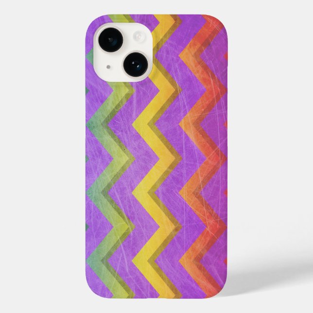 Rainbow Chevron by Shirley Taylor Case-Mate iPhone Case (Back)