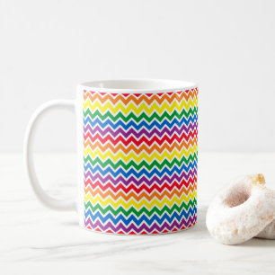 Rainbow Chevron Gay Pride Coffee Mug
