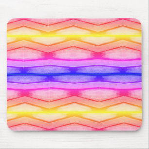  Rainbow Chevron mouse pad