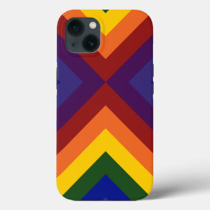 Rainbow Chevrons iPhone Case