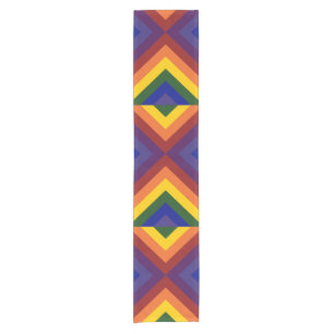 Rainbow Chevrons Table Runner