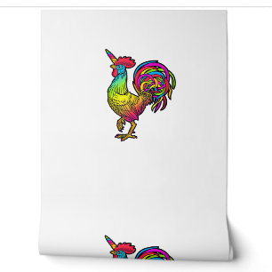 Rainbow Chicken Unicorn Rooster Funny Animal Image Wallpaper