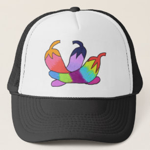 Rainbow Chilli Peppers Trucker Hat