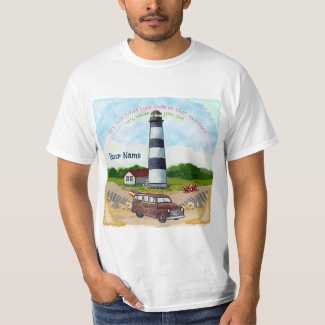  Rainbow Choice Lighthouse T-Shirt (Front)