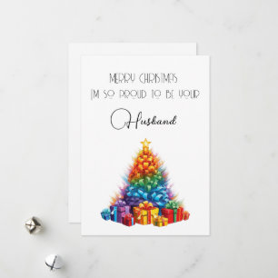 Rainbow Christmas Card
