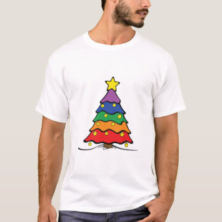 rainbow christmas tree T-Shirt
