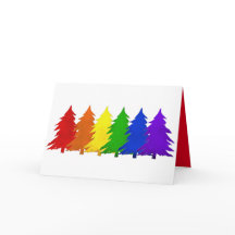 Rainbow Christmas Trees Men's