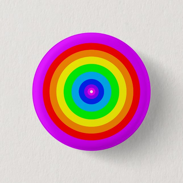 Rainbow Circle Design-40686 3 Cm Round Badge (Front)