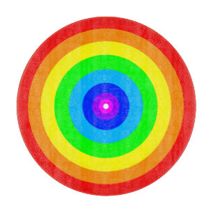 Rainbow Circle Design-40686 Cutting Board