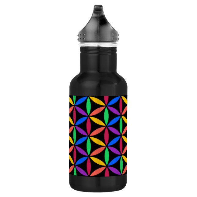 Rainbow circles 532 ml water bottle (Right)
