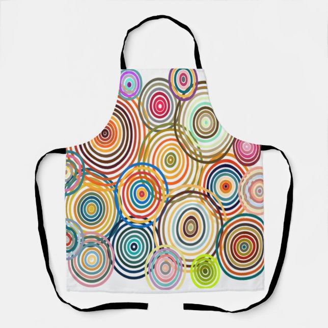 Rainbow Circles  Apron (Front)